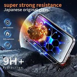 Комплект загартованого скла Tentoki для iPhone 14 Pro, 2 шт. - мініатюра 7