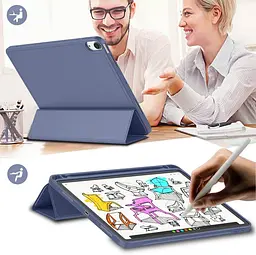 Чохол BeCover Tri Fold Soft TPU з кріпленням Apple Pencil для Apple iPad Air 11" M4 2026 Purple (715233) - мініатюра 5