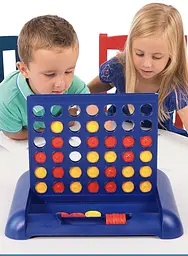 Настільна гра 4 в ряд Connect Four дитяча логічна гра для двох стратегічна гра хрестики нулики вертикальна - мініатюра 6