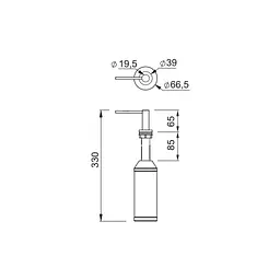 Дозатор для жидкого мыла Elleci ADI02304IN - миниатюра 2