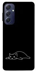 TPU чохол Demsky Lazy cat для Samsung Galaxy M54 5G