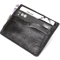 Шкіряний картхолдер GRANDE PELLE 10х8 см acs0018810 - мініатюра 3