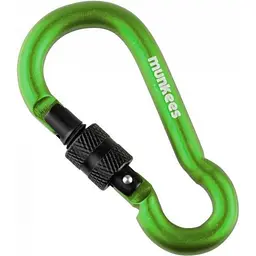 Брелок-карабін Munkees 3247 Pear with Screw Lock 7х70 мм Grass Green (1012-3247-GG)
