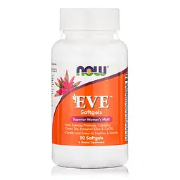 Вітаміни та мінерали NOW EVE, 90 гелевих капсул
