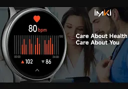 Смарт-годинник Smart Watch iMiki KW-66 Pro IP67 AMOLED Black - мініатюра 7
