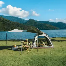 Намет Naturehike тримісний автоматичний із тентом Ango CNK2550WS01 L, сірий (6975641888321) - мініатюра 4