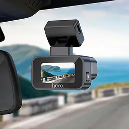 Відеореєстратор Hoco DV10 Xiaomini Screen Dashcam Black - мініатюра 7