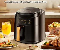 Багатофункціональна аеро-фритюрниця Silver Crest JD689B 8 л 2400W цифрова фрі без олії - мініатюра 4