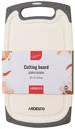 Дошка кухонна Ardesto Gemini, 25х15х0, 8 см, біла (AR1425BG) - мініатюра 3