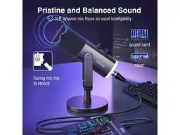 Мікрофон для ПК Fifine AmpliGame AM8 Black - мініатюра 4