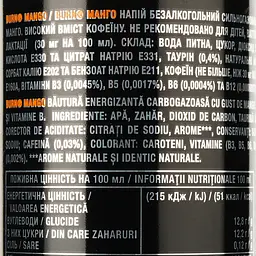 Енергетичний безалкогольний напій Burn Mango 250 мл - мініатюра 6