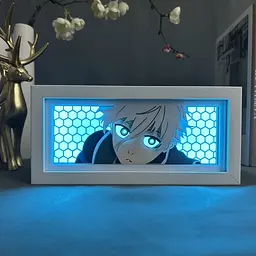 Світильник нічник 3D Синя в'язниця: Блю Лок Сейширо Нагі Blue Lock Seishiro Nagi 20 см NL3D BL SN2