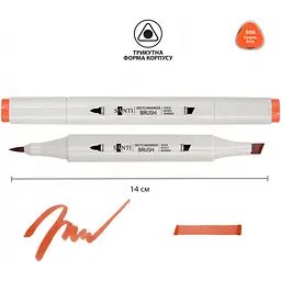 Набір акварельних маркерів Santi Sketch SM-56 керамічна цегла 6 шт. (390722) - мініатюра 2