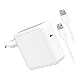 Блок живлення 61W 45W 29W USB-C Type-C (зарядне, мережевий адаптер) до ноутбуків, планшетів, телефонів, шнур USB-C 1.8м в комплекті