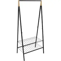 Вішалка-стійка для одягу Casa Si Garment Rack Bamboo Black (CS92308W04)