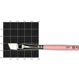Пензель синтетика кутова Flamingo 1023A № 3/8 к.р KOLOS (4823064903959)