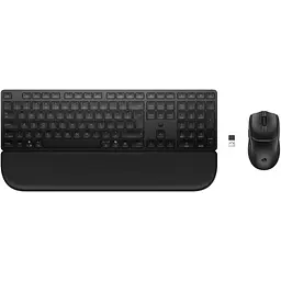 Комплект бездротовий HP 580C мишка і клавіатура Multi-Device Dual-Mode з підставкою, чорний (BD5F2AA)