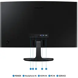 Монітор Samsung 24" Essential S3 (LS24D360GAIXUA) [170523] - мініатюра 6