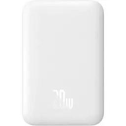 Портативний зарядний пристрій Baseus Magnetic Mini 6000 mAh 20W White - мініатюра 3