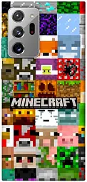 TPU чохол Demsky Minecraft collage для Samsung Galaxy Note 20 Ultra