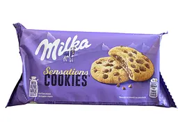 Печенье Milka Cookie Sensations Choco Inside с шоколадной начинкой 156 г (7622202265914)