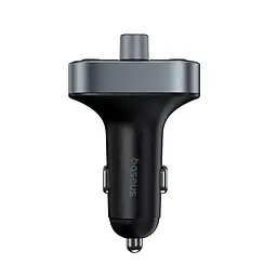 АЗП з FM-модулятором Baseus S-09 Pro Series Car FM Transmitter Cluster Black - мініатюра 3
