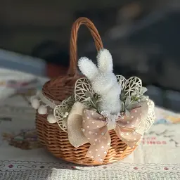 Великодній кошик 15х15х19см hand-made 2 MIS LT
