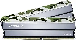 Модуль памяти G.Skill DDR4 32GB (2x16) Sniper X Classic Camo 3200MHz (F4-3200C16D-32GSXFB)