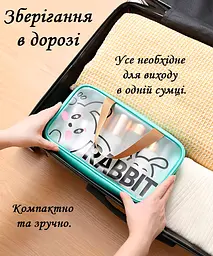Органайзер-сумка для спорту та подорожей LoveYouHome Кролик 19.5х7х13 см (59057) - мініатюра 6