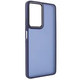 Чохол TPU+PC Lyon Frosted для Xiaomi Redmi Note 10 Pro / 10 Pro Max Navy Blue