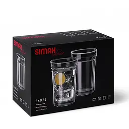 Набір склянок Simax Dual 300 мл 2 шт. (2152/2) - мініатюра 4