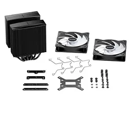 Кулер для процесора Pure Rock Pro 3 LX, Black, 2x120 мм (2000 об/мин) ARGB be quiet! teh0027887 - мініатюра 4