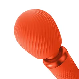 Вібромасажер Fun Factory VIM Vibrating Wand sunrise orange, суперпотужний та легкий, до 6 годин роботи - мініатюра 6