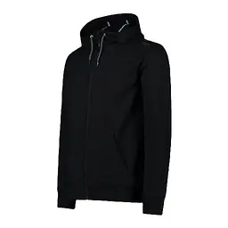 Кофта CMP Men's Stretch Hooded Sweatshirt Black M (1097-31D4317-U901 48) - мініатюра 3