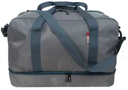 Дорожня сумка з відділом для взуття 40L Wallaby Сіра