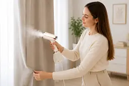 Відпарювач ручний KY-003 1500 Вт WHITE / Відпарювач вертикальний білий - мініатюра 7
