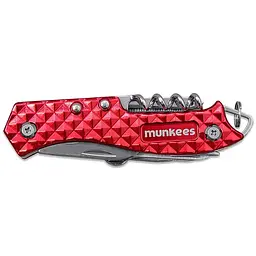 Брелок-мультіїнструмент Munkees 2580 Pocket Knife Червоний - мініатюра 2