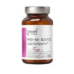 Пробіотик OstroVit Pharma PRO-60 BIOTIC LactoSpore, 60 капсул