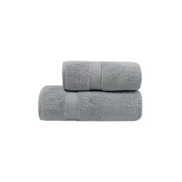 Рушник махровий Lotus Home - Grand soft twist grey сірий 50x90 - мініатюра 6