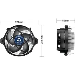 Вентилятор для процесора Arctic Cooling Alpine 23 CO AMD (AM4/AM5) - мініатюра 6
