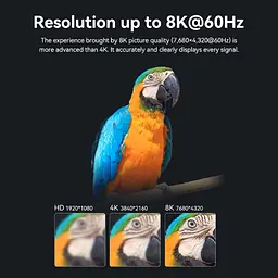 Кабель HDMI M - M, 60.0 м, V2.1, Optical 8K 60Гц 48Gbps Dolby 7.1 TPE Black Zinc Alloy Type Vention - мініатюра 6