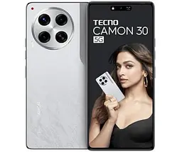 Смартфон Tecno Camon 30 CL6 8/256Gb NFC 2 sim білий (4894947020476) - мініатюра 2