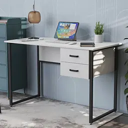 Комп'ютерний стіл Ferrum-decor Таккота 75x100x70 чорний ДСП Білий 16мм (FRD-101936)