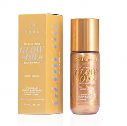 Олія-шимер для тіла Bogenia Glow Oil Body Shimmer Sunlit Bronze 100 мл