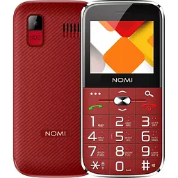 Телефон з док-станцією Nomi i220 червоний - мініатюра 3