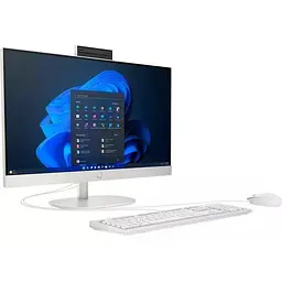 Комп'ютер персональний HP моноблок 245-G10 23.8' FHD IPS AG AMD R5-7520U 16GB F512GB UMA WiFi кл+м 3р Win11P білий (936K4EA) - мініатюра 5