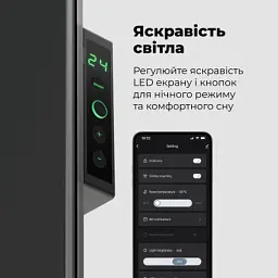 Обігрівач Aeno Eco Smart GH4S LED Black (AGH0004S) - мініатюра 10