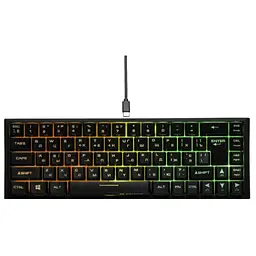 Клавіатура 2E KG360 RGB Wireless Black (2E-KG360UBK)