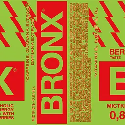 Напій енергетичний безалкогольний Bronx Смак ягід 0.8 л - мініатюра 3