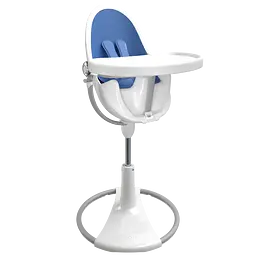 Стільчик для годування Bloom Fresco White/Riviera blue (E10535-W\E10540-RBL) - мініатюра 3